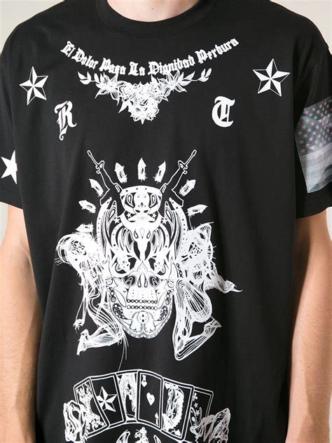 givenchy baseball skull t shirt|Givenchy Skull Baseball Print T.